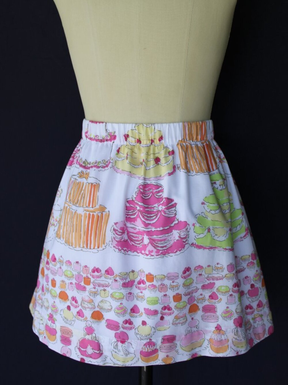 Lilly Pulitzer let them eat cake Cissy mini dress skirt rare S - Picture 9 of 10
